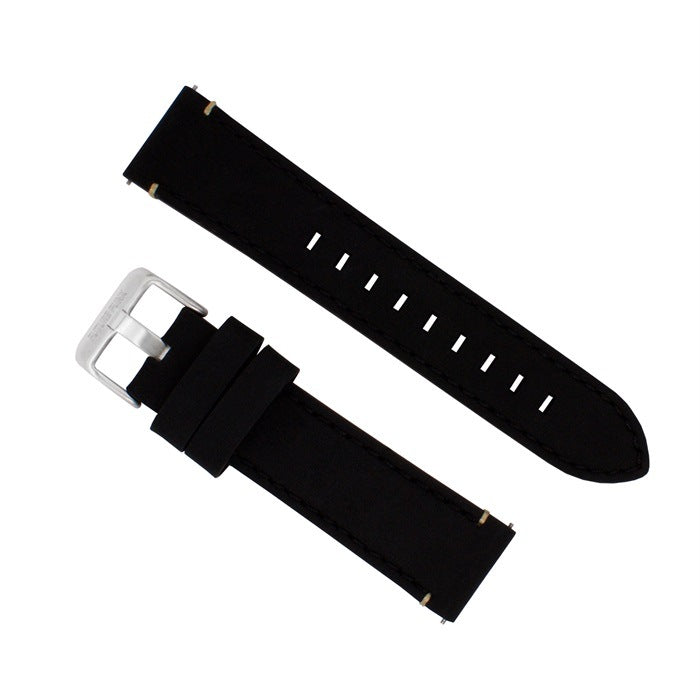 Leather belt black for FF102/FF104 (22mm width)